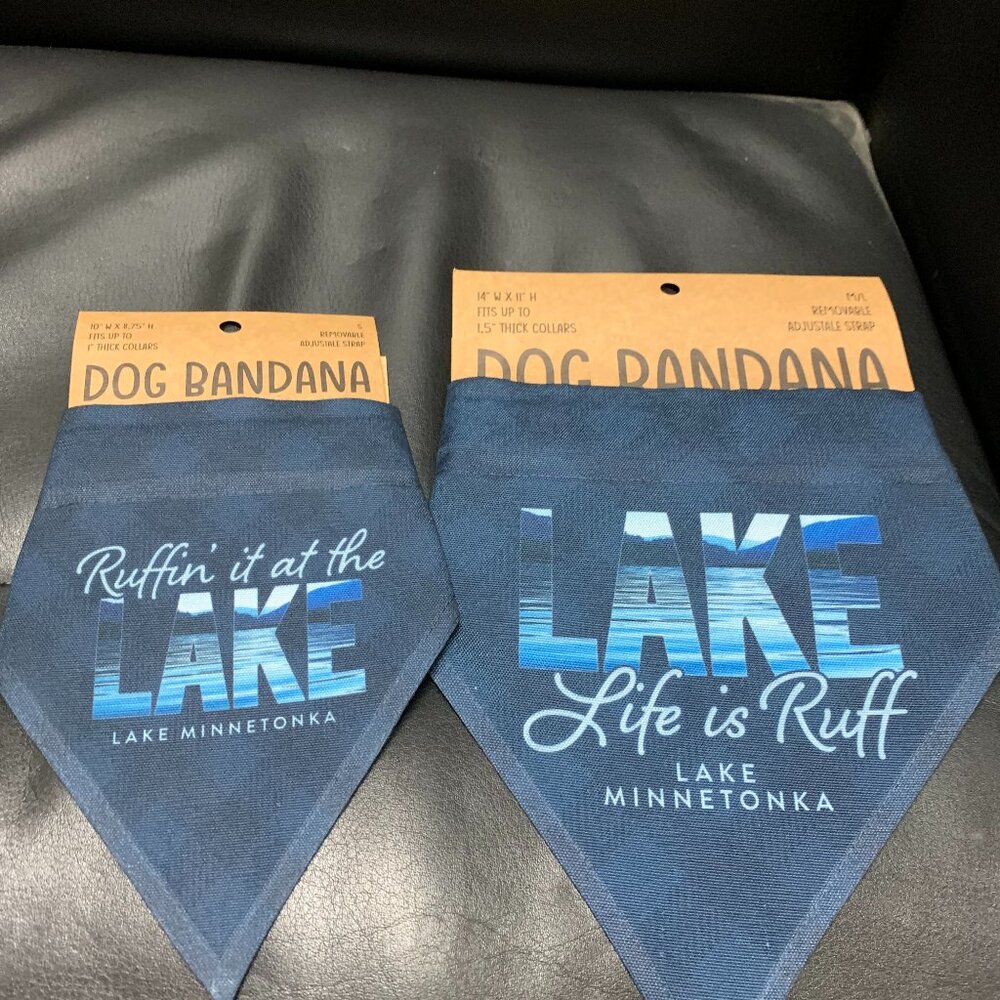 DOG BADANA RUFFIN' IT AT THE LAKE  NWT